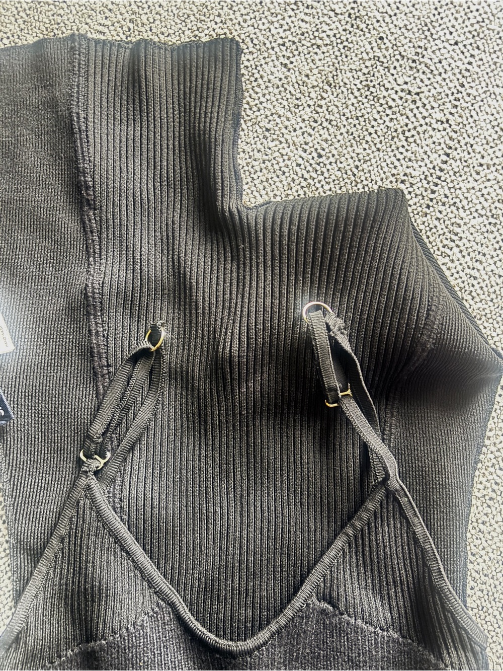 Jacquemus Black Ribbed Bodysuit - Picture 3 of 7